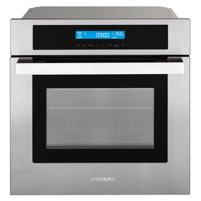 2026 NEW Cosmo 5 Piece Kitchen Appliance Package With 30" Electric Cooktop 24" Single Electric Wall Oven 30" Over-the-range Microwave French Door Refrigerator & 24" Built-in Fully Integrated Dishwasher