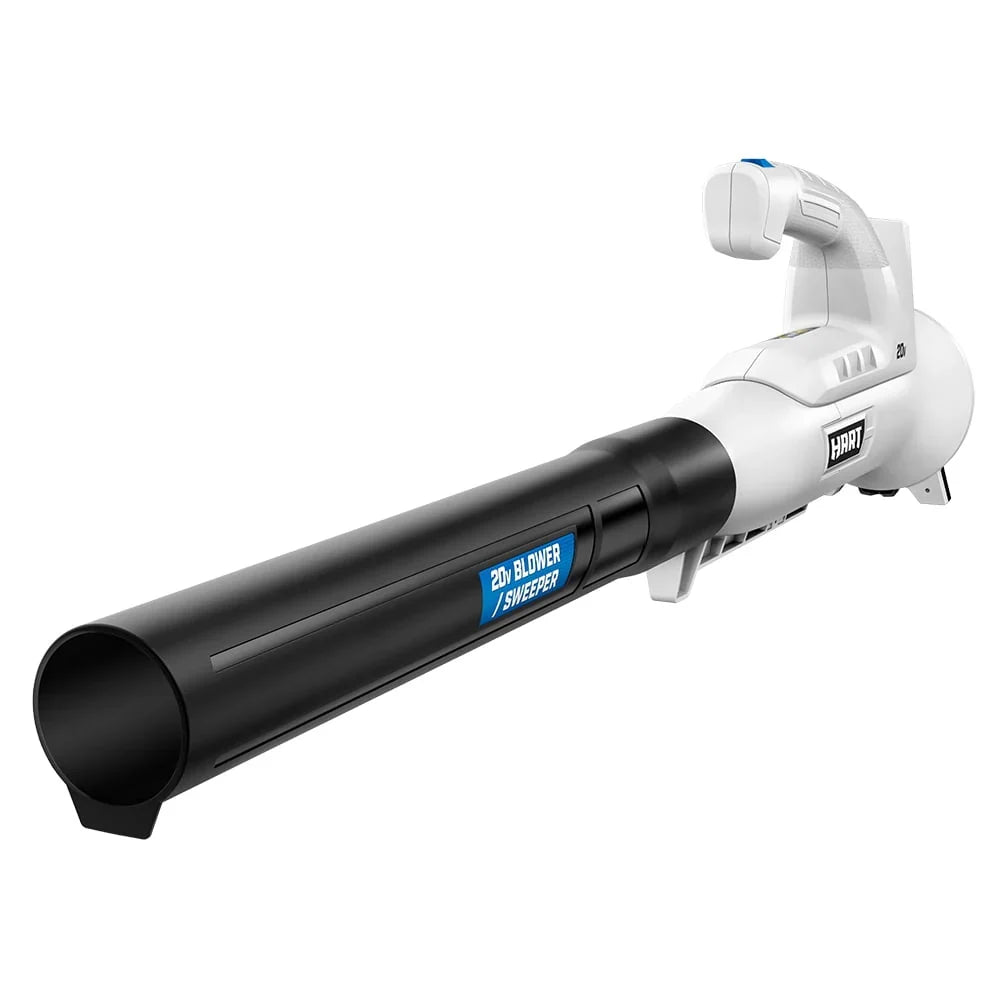2026 NEW Hart 20-Volt 200 CFM Bazooka Blower Kit, (1) 20-Volt 2Ah Lithium-Ion Battery and Charger