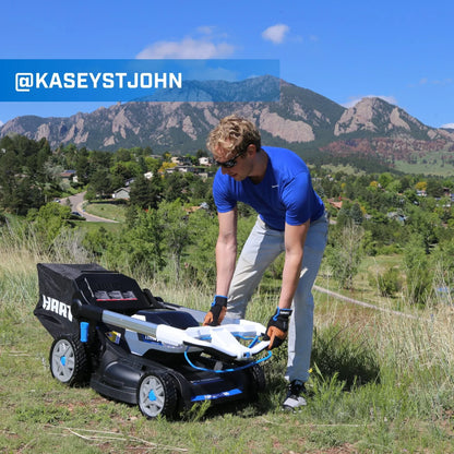 2026 NEW HART 40-Volt 21-inch Supercharge 3-in-1 Self-Propelled Mower Kit, (2) 6.0Ah Lithium-Ion Batteries