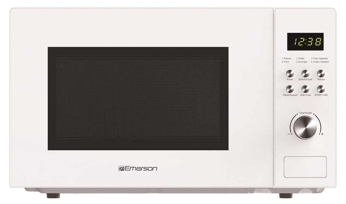2026 NEW Emerson 1.1 Cu Ft, 1000W White Countertop Microwave Oven, MW1101W