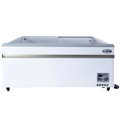 2026 NEW 65 Inch Manual Defrost Island Chest Freezer 16 cu. ft. Capacity in White
