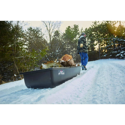 2026 NEW Eagle Claw Shappell 54 in. JS1 Jet Sled, Gear Hauler Heavy Duty Ice Fishing, Black