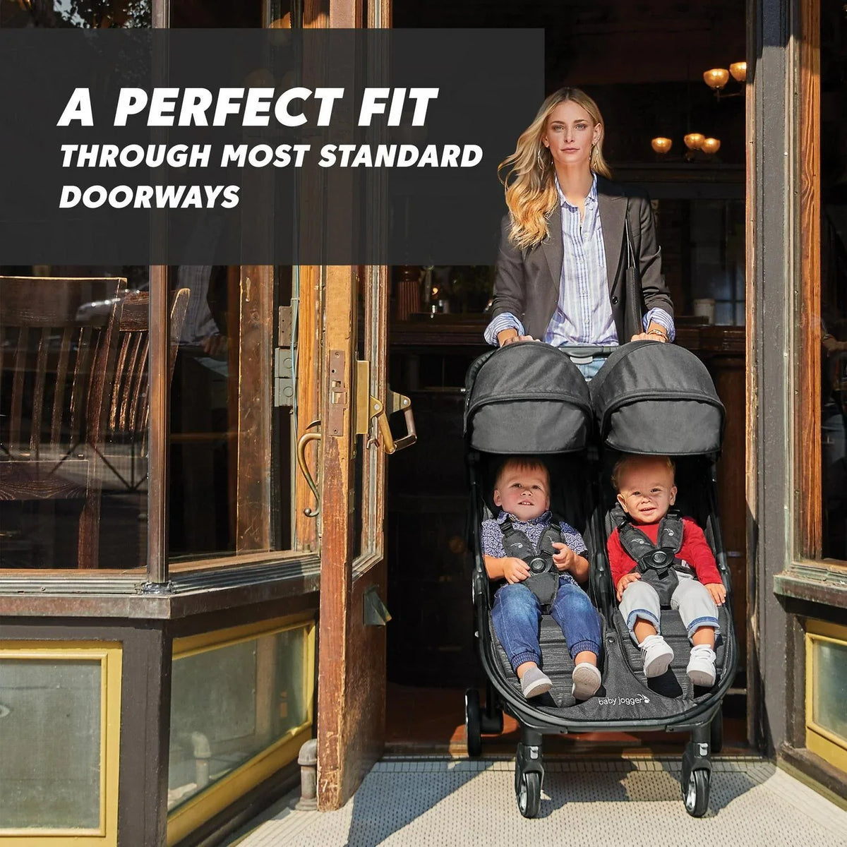 2026 NEW Baby Jogger City Tour 2 Double Stroller. Pitch Black