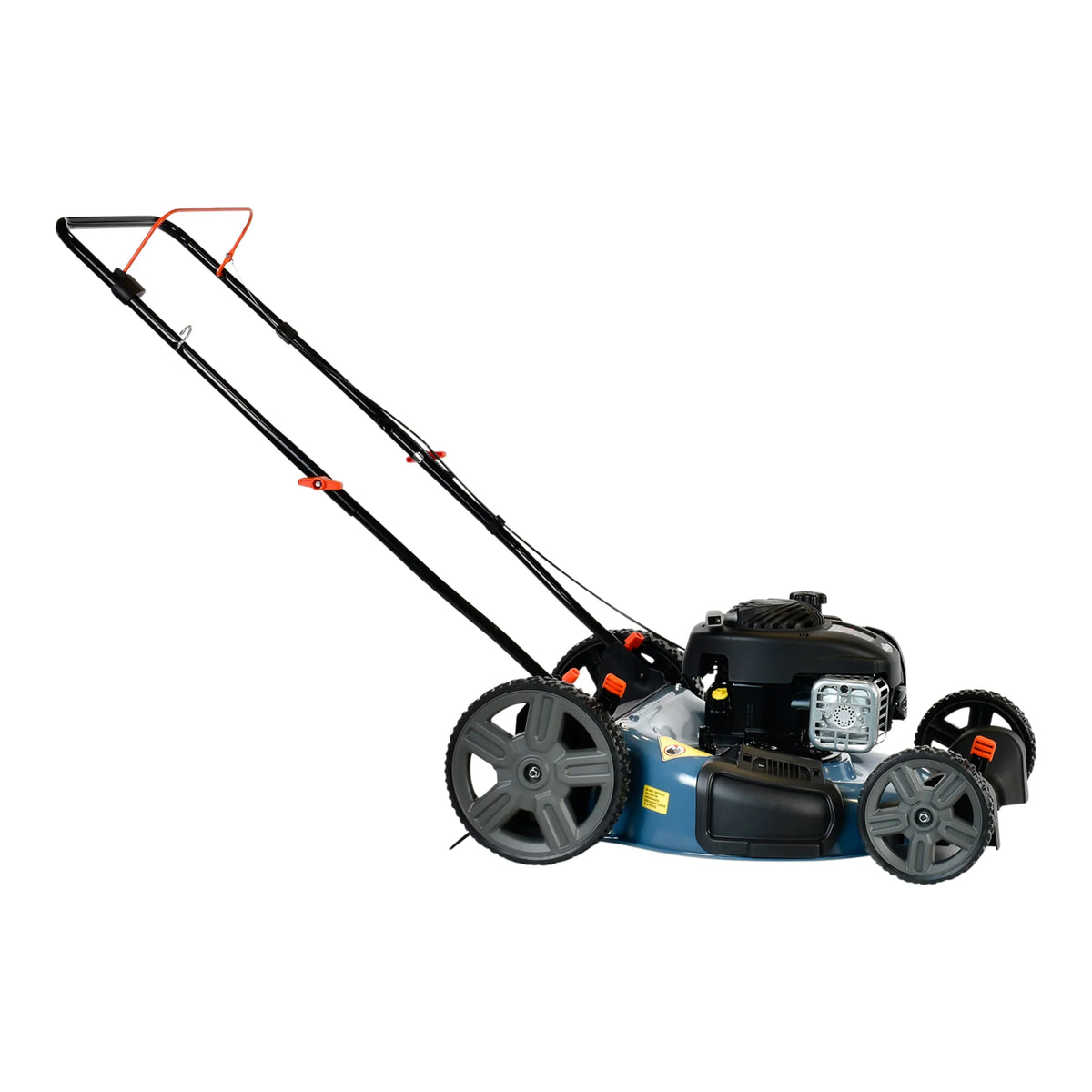 2026 NEW SENIX Gas Lawn Mower, 21-Inch, 125 cc 4-Cycle Briggs & Stratton Engine, 2-In-1 Push Lawnmower, 6-Position Height Adjustment with 11-Inch Rear Wheels, LSPG-M4, Blue