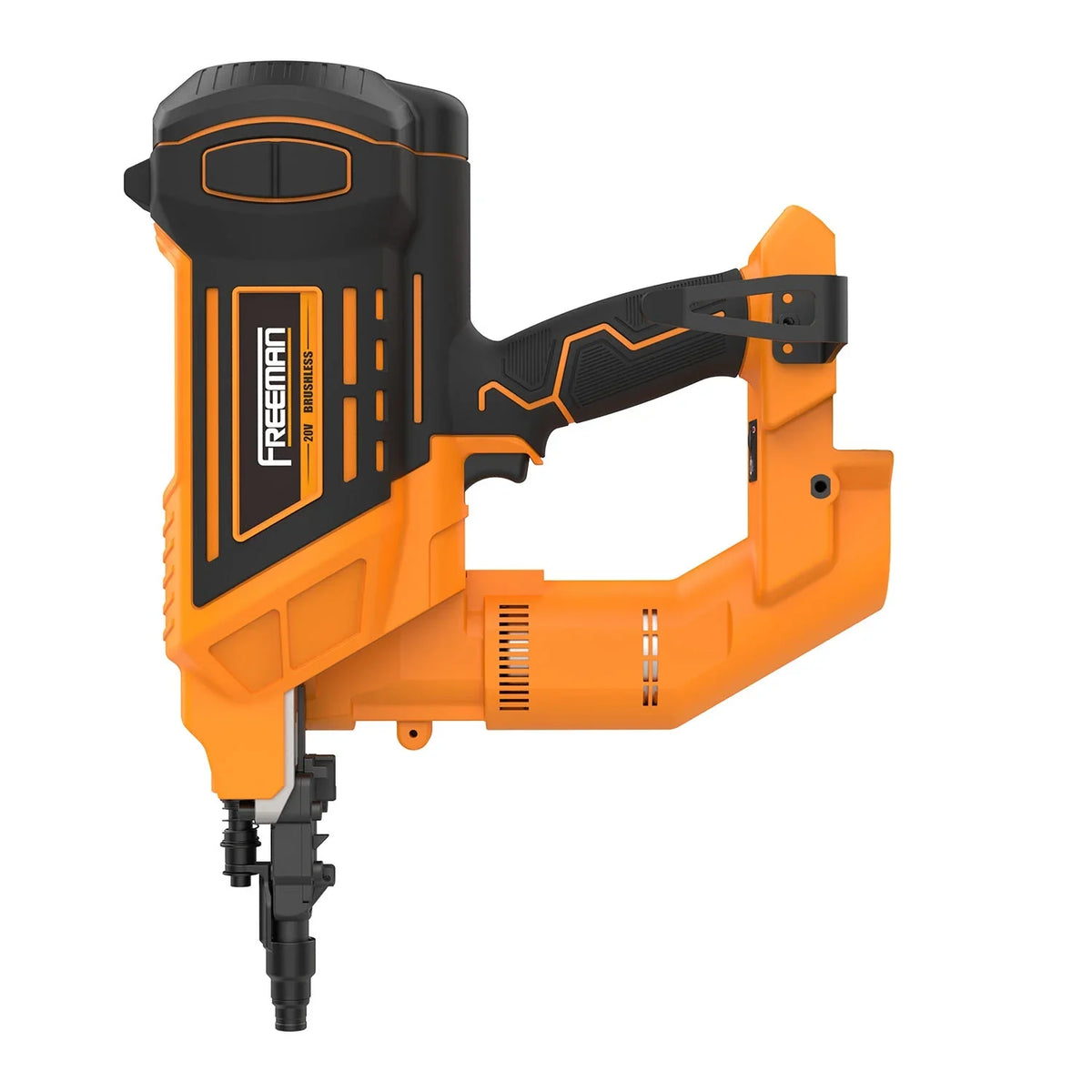 2026 NEW Freeman PE20VTCNPN 20 Volt Cordless and Brushless 3" Single Pin Concrete Nailer (Tool Only) -C 750 Shots per Charge
