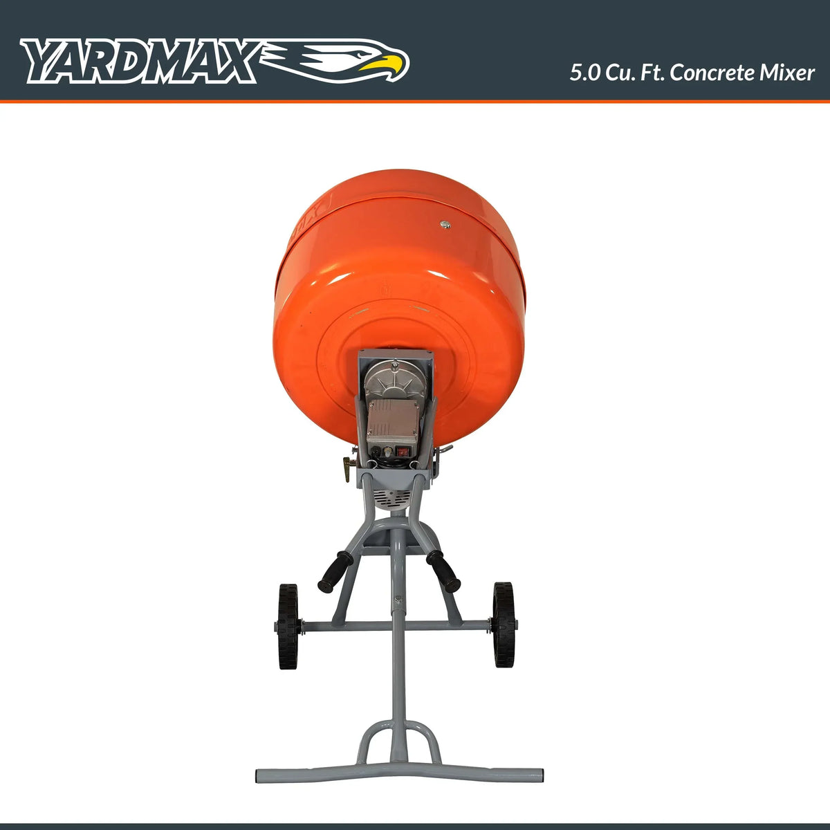 2026 NEW YARDMAX YM0146 5.0 cu ft CONCRETE MIXER