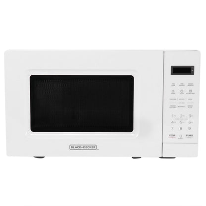 2026 NEW BLACK+DECKER 0.7 Cu. Ft. Countertop Microwave Oven in White