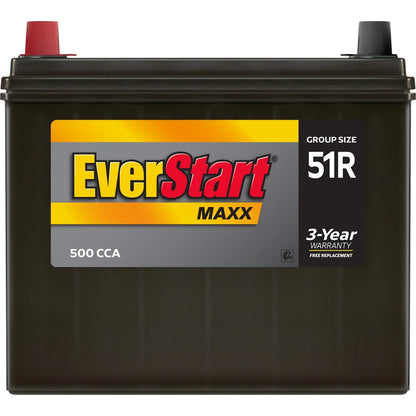 2026 NEW EverStart Maxx Lead Acid Automotive Battery, Group Size 51R 12 Volt, 500 CCA