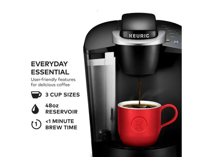 2026 NEW Restored Keurig K-Classic Single Serve K-Cup Pod Coffee Maker, Black (Refurbished)