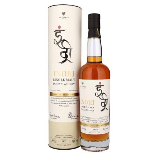 2026 NEW Indri Trini Three Wood Indian Single Malt - 750ML