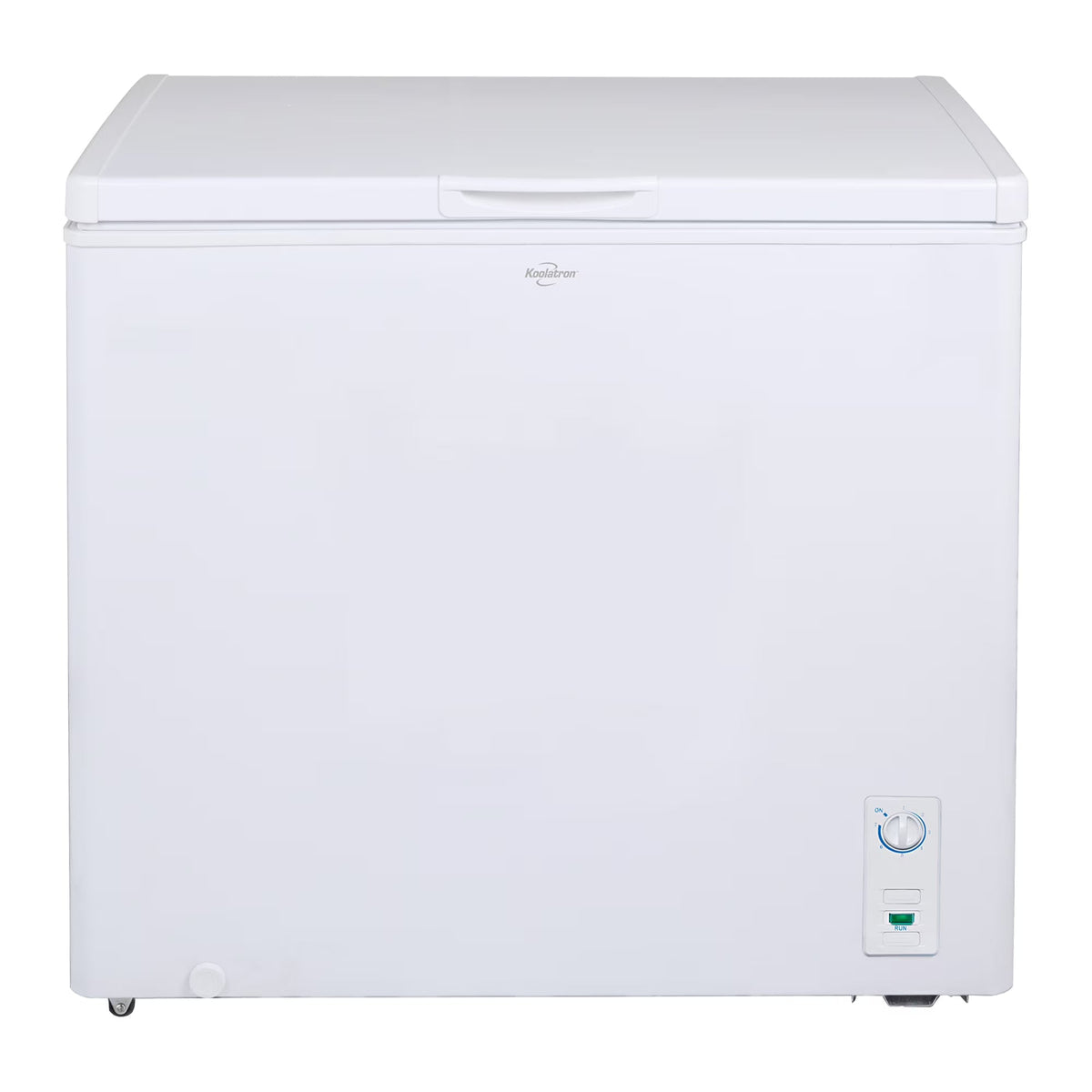 2026 NEW Koolatron Large Chest Freezer, 7.0 cu ft (195L),Manual Defrost Deep Freeze, Storage Basket, Space-Saving Flat Back, Stay-Open Lid, Front-Access Drain, White