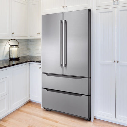 2026 NEW Cosmo 5 Piece Kitchen Appliance Package With 30" Electric Cooktop 24" Single Electric Wall Oven 30" Over-the-range Microwave French Door Refrigerator & 24" Built-in Fully Integrated Dishwasher