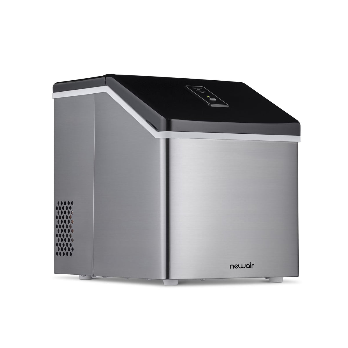 2026 NEW Newair Portable Countertop 40lb Clear Ice Maker Machine, Stainless Steel