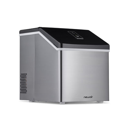 2026 NEW Newair Portable Countertop 40lb Clear Ice Maker Machine, Stainless Steel
