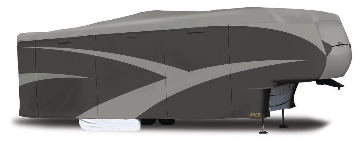 2026 NEW ADCO 52257 Designer Series SFS Aqua Shed 5th Wheel RV Cover - 37'1" - 40' ,Gray