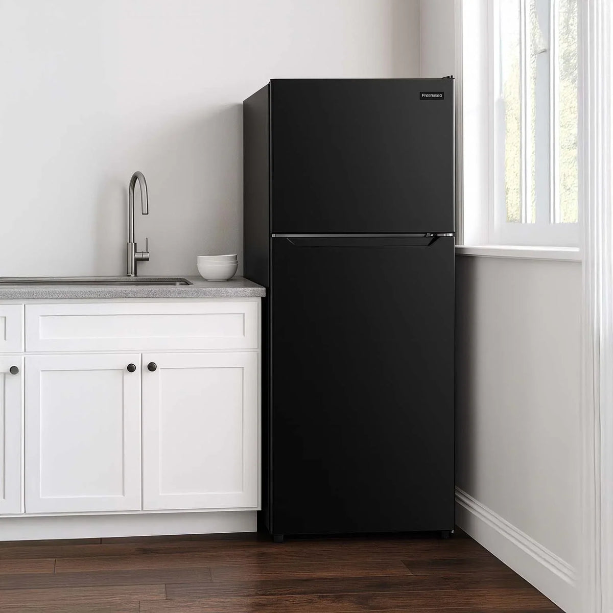 2026 NEW Frigidaire 10 Cu. Ft. Top Mount Refrigerator, Frost Free, Platinum, EFR1033-SS-6Com