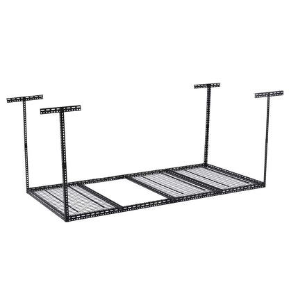 2026 NEW 4x6 Overhead Garage Storage Rack -C Heavy Duty Metal Ceiling Shelving, Adjustable Organization System for Garage -C 330lb Capacity, Easy Install