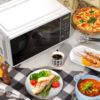 2026 NEW Mainstays 0.7 cu. ft. Countertop Microwave Oven, 700 Watts, White, New