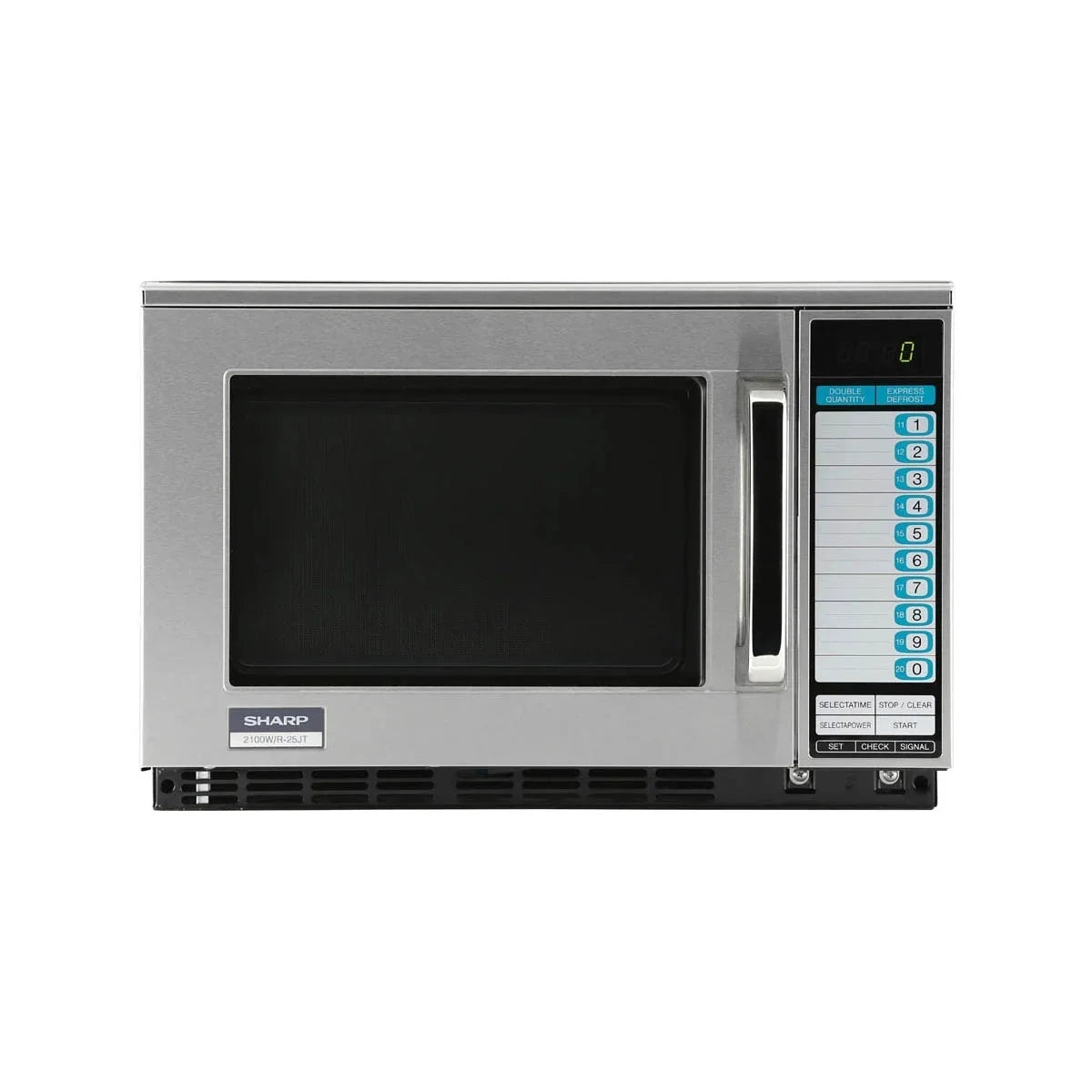 2026 NEW Sharp R-25JTF 2100W Heavy Duty Commercial Microwave Oven,Stainless Steel Door