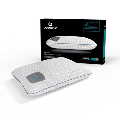 2026 NEW Bedgear Frost Performance Pillow - Size 3.0 - Cooling Bed Pillow for Hot Sleepers - Medium Firmness Pillow for All Sleep Positions, Hypoallergenic