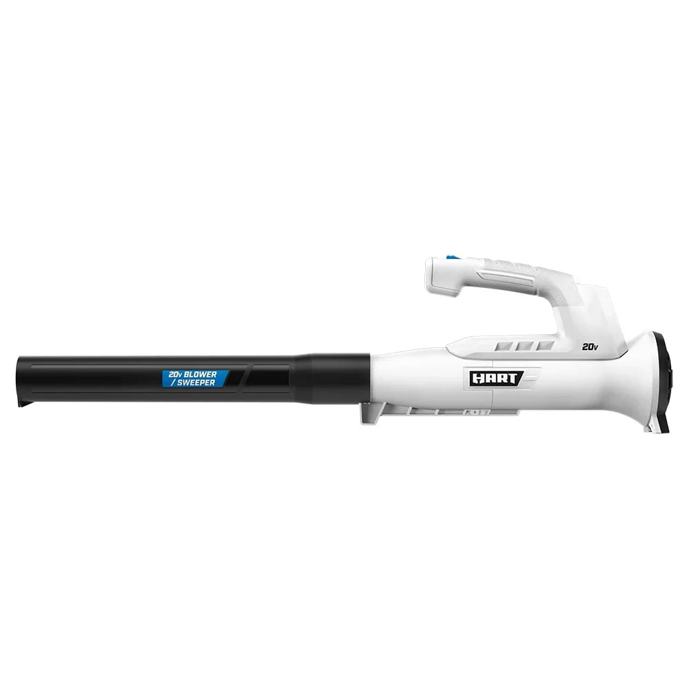 2026 NEW Hart 20-Volt 200 CFM Bazooka Blower Kit, (1) 20-Volt 2Ah Lithium-Ion Battery and Charger
