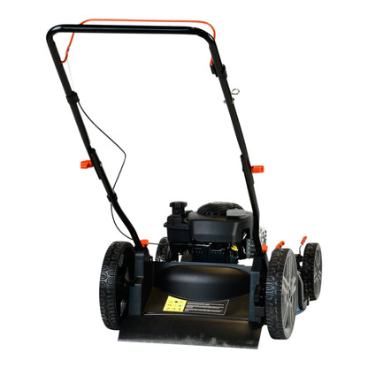 2026 NEW SENIX Gas Lawn Mower, 21-Inch, 125 cc 4-Cycle Briggs & Stratton Engine, 2-In-1 Push Lawnmower, 6-Position Height Adjustment with 11-Inch Rear Wheels, LSPG-M4, Blue
