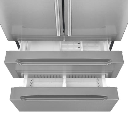 2026 NEW Cosmo 5 Piece Kitchen Appliance Package With 30" Electric Cooktop 24" Single Electric Wall Oven 30" Over-the-range Microwave French Door Refrigerator & 24" Built-in Fully Integrated Dishwasher
