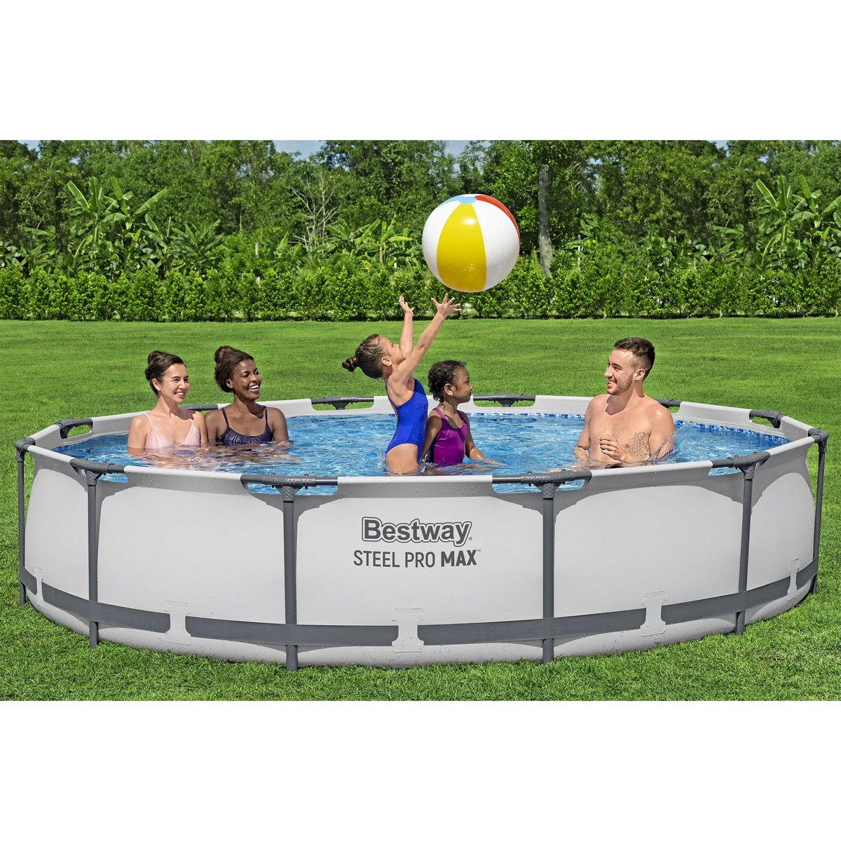 2026 NEW Bestway Steel Pro MAX 10' x 30" Above Ground Pool Set Round