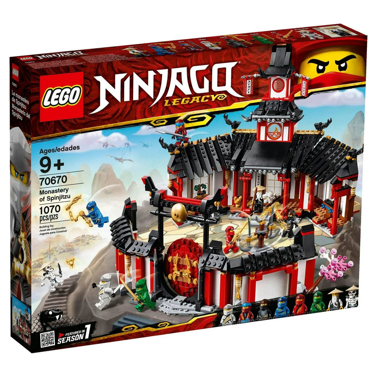2026 NEW LEGO Ninjago Monastery of Spinjitzu 70670