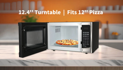 2026 NEW Emerson 1.2 Cu Ft, 1000W Stainless Steel Countertop Microwave Oven with Inverter Technology, Touch Control, MWI1212SS