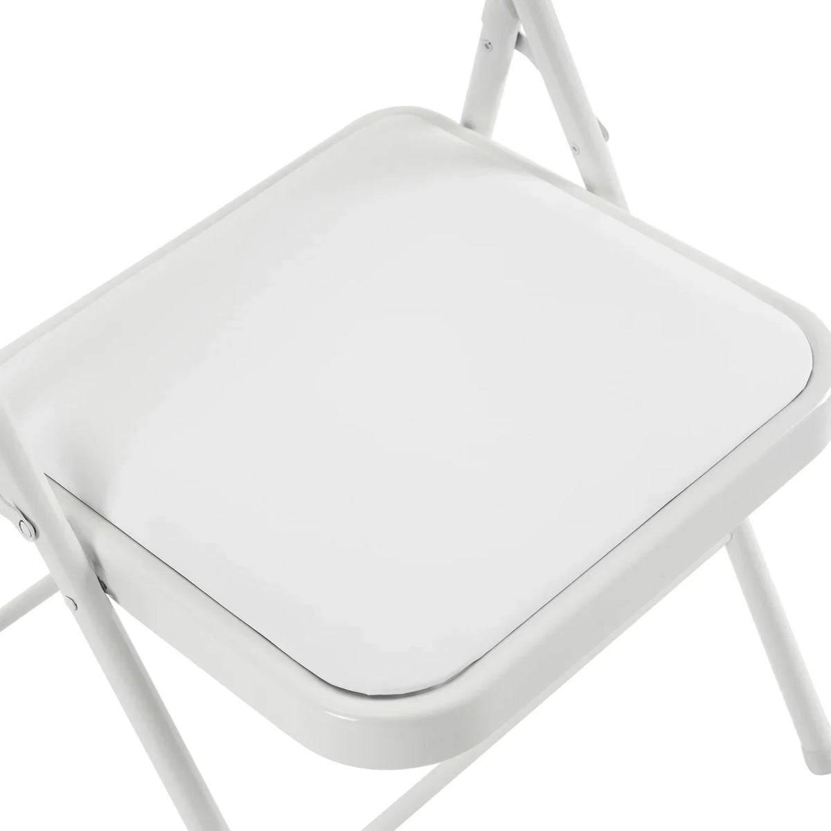 2026 NEW 6 Pack Gray Folding Chairs with Padded Seats, Portable Stackable Foldable Chairs for Indoor & Outdoor, Commercial Seat with Metal Frame for Events Office Wedding Party, 330lbs Capacity