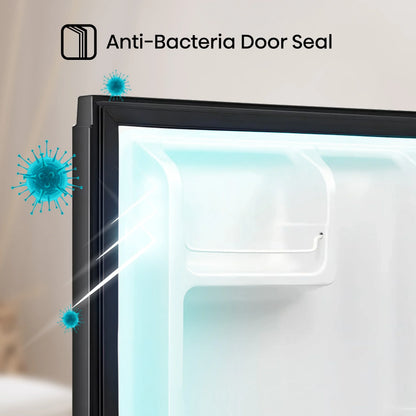 2026 NEW Hisense 1.6 Cu ft Single Door Mini Fridge, Black, Energy Star, 1 Year Warranty, WMS017M6XBE New