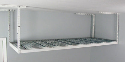 2026 NEW MonsterRax 3' x 8' Overhead Garage Storage Rack Holds 450 Pounds, White