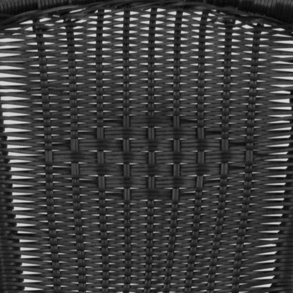 2026 NEW Emma + Oliver Indoor/Outdoor Stacking Rattan Restaurant Patio Chairs, Set of 2, Gray