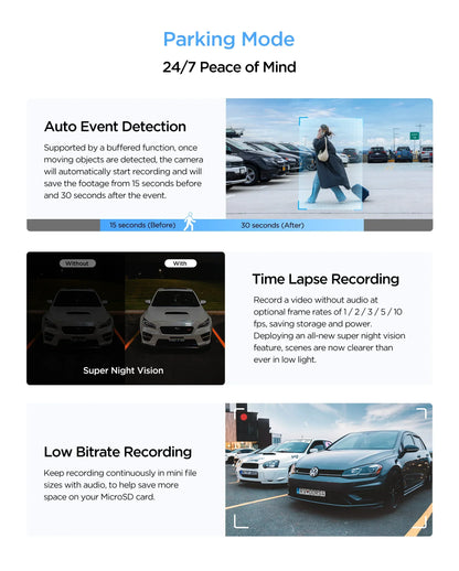 2026 NEW VIOFO A329 2CH First 4K 60FPS Front and 2K Rear Wi-Fi 6 Dash Cam HDR with Sony STARVIS 2 Sensors Support SSD Storage
