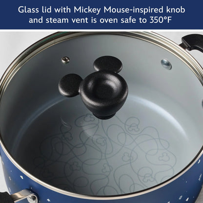 2026 NEW Farberware Bon Voyage Ceramic Nonstick Pots and Pans Set with Baking Sheet/Cookie Pan and Home Kitchen Tools, 8 Piece Non Stick Cookware Set - Blue