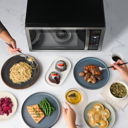 2026 NEW Farberware 1.1 Cu. Ft. 1000-Watt Compact Microwave Oven, Black