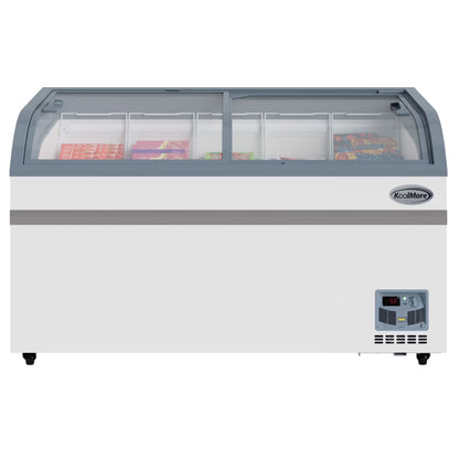 2026 NEW 65 Inch Manual Defrost Island Chest Freezer 16 cu. ft. Capacity in White