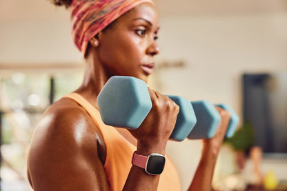 2026 NEW Fitbit Versa 4 Fitness Smartwatch - Black/Graphite Aluminum
