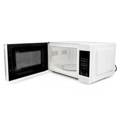 2026 NEW Galanz 1.1 cu ft 1000W Countertop Microwave Oven in White with One Touch Express Cooking