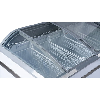 2026 NEW 65 Inch Manual Defrost Island Chest Freezer 16 cu. ft. Capacity in White