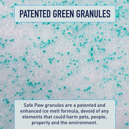 2026 NEW Safe Paw Pet Safe Ice Melt, 100% Salt and Chloride free with Traction Agent, Non-Toxic, Fast Acting, Lasts 3X Longer -C 35 Lbs