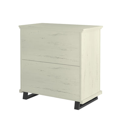 2026 NEW FESTIVO 32 inch Wide 3-Drawer Bedroom Nightstand with Elevated Metal Legs - Beige
