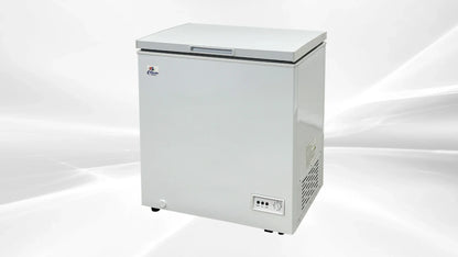 2026 NEW 5 Cu ft 30 " Commercial Freezer Chest freezer White Stand Alone Solid Flat Top w/Storage Baskets