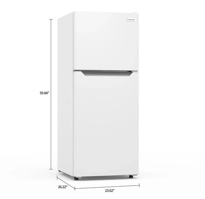 2026 NEW Frigidaire 10 Cu. Ft. Top Mount Refrigerator, Frost Free, Platinum, EFR1033-SS-6Com