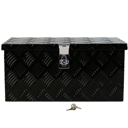 2026 NEW 20'' Metal Truck Tool Box, Aluminum Tool Box Storage Organizer for Truck Bed Trailer Pickup ATV, Lockable Tools Underbody Organizer W/Side Handle