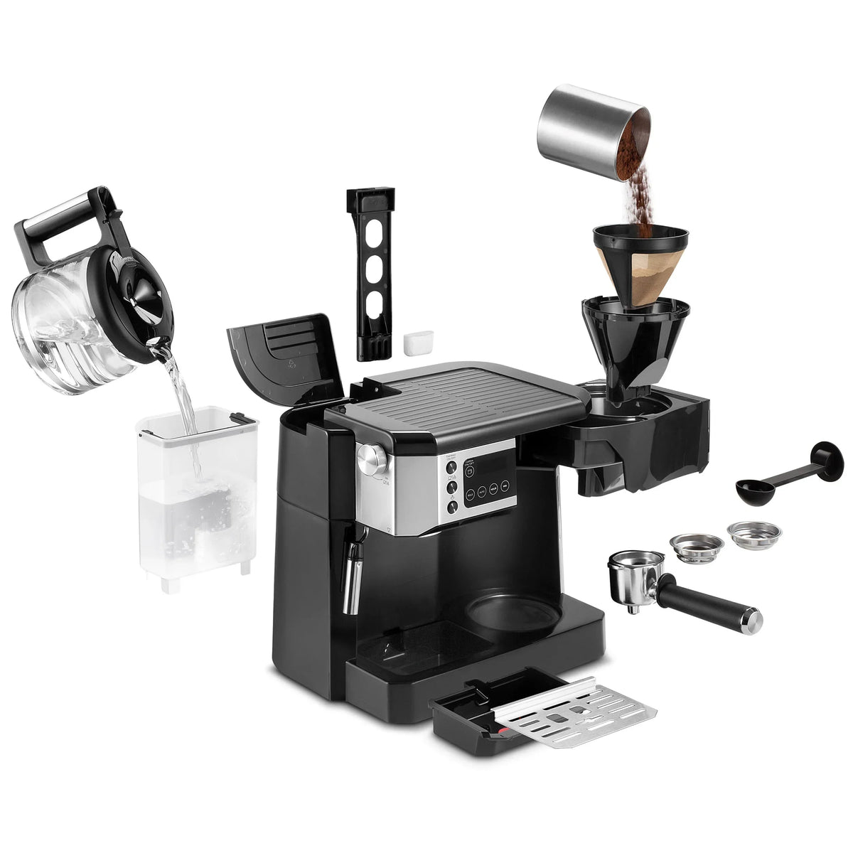 2026 NEW De'Longhi All-in-One Combination Coffee and Espresso Machine
