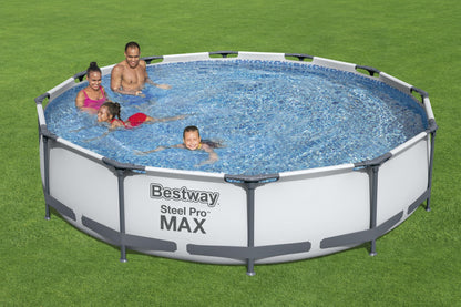 2026 NEW Bestway Steel Pro MAX 10' x 30" Above Ground Pool Set Round