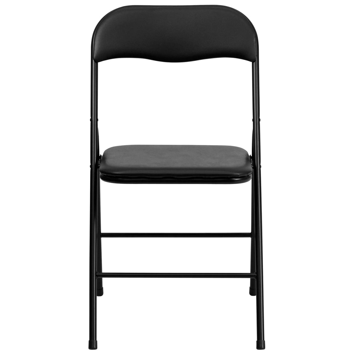 2026 NEW Emma + Oliver 5 Piece Black Folding Game Room Card Table and Chair Set