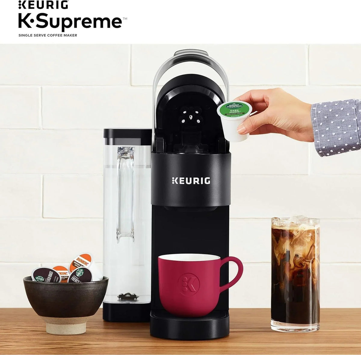 2026 NEW Restored Keurig KSK910BK K-Supreme Single Serve K-Cup Pod Coffee Maker, Black (Refurbished)